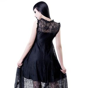 NWT Killstar gothic lace maxi dress XXL Dolls Kill